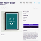 Wix Template Website for Art, Print, Shop