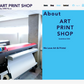 Wix Template Website for Art, Print, Shop