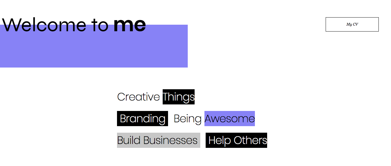 Wix Template Website for Personal Brand, Creator, Entrepreneur, Coach with Blog